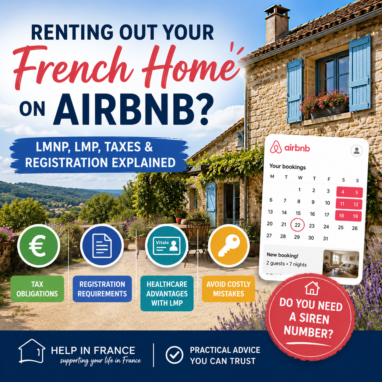 Renting out your French property on Airbnb